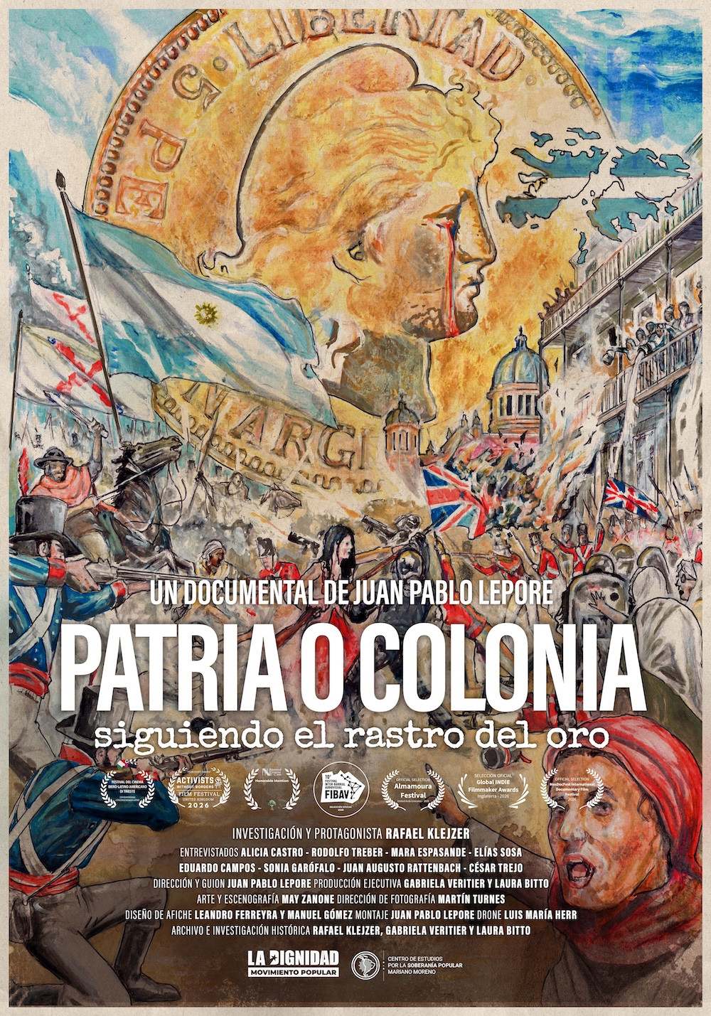 Afiche PATRIA O COLONIA